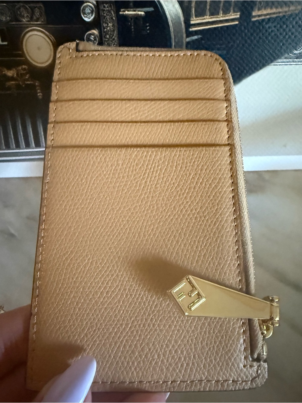 FENDI FF DIAMONDS CARD CASE - Picture 4 of 6